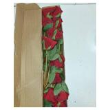 Hananona Artificial Roses Flowers for Flower Arrangement, 12 Pcs Silk Red Rose Bouquet for Home Decoration, Faux Roses for Parties and Wedding Decoration (Red, 12)