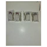 Mandiq 4 Pack Fairy Lights Battery Operated, String Lights 10ft 30 LEDs, Flashing and Constant Light Mode, Silver Wire Mini Lights for Festival, Christmas Decoration, Multicolor