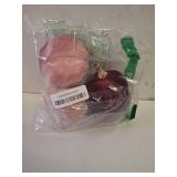 Artificial Velvet Pumpkins Fall Decor - 3 PCS Faux Fabric Foam Mini Orange Pumpkins DIY Decorative for Autumn Harvest Table Centerpieces Farmhouse Halloween Thanksgiving Wedding Home Decorations