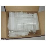 Tenare 3000 Pieces Plastic J Hook Fasteners Hanging Clothing J Hook Tag Fasteners for Label, Standard Tagging Barbs, 3 Sizes, 1.5, 2.2, 2.8 Inch