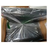 Large Clear Shoe Boxes Organizer with Magnetic Door, Stackable Shoe Storage Box for Closet, Foldable Space-Saving Storage Bins Shoe Cabinet, Black 9-Pack