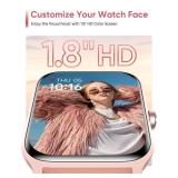 Fitpolo Smart Watch for Women Android & iPhone, Alexa Built-in [1.8\" HD Screen] IP68 Waterproof Fitness Watch with Bluetooth Call (Answer/Make), Heart Rate/Sleep/SpO2 Monitor, 105 Sports Trackers