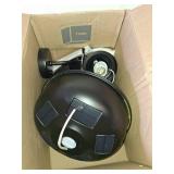 Diyel Solar Barn Lights for Outside, Outdoor Wall Lights Solar Powered, Farmhouse Exterior Wall Sconces, Industrial Exterior Lighting Fixture, Rustic Lantern for Garage, Barn, Shed,RZSR007-2