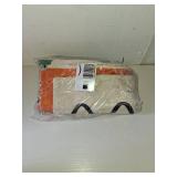 AVOIN colorlife Halloween Hey Boo Cute Ghost Spooky Throw Pillow Covers, 18 x 18 Inch Orange Horror Scary Cushion Case for Sofa Couch Set of 4