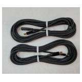 2 Pack 10ft USB-C to Mini USB Cable, Braided Durable Mini-B 5-Pin to Type-C Data Charging Charger OTG Cord for Hero 3+, PS3 Controller, Canon Nikon Camera, GPS, Blue Yeti, Black - Retail: $12