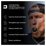 Jawzrsize Jaw Exerciser for Men - Pop N Go Beginner Bundle Blue and Intermediate Neon Jaw Trainer, Jaw Clenching Relief, Double Chin Reducer, Jawline Shaper and Neck Exerciser - Retail: $36