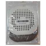 Drain Hair Catcher Square Silicone Trap Shower Drain Cover with Suction Cups for Bathroom Bathtub Kitchen Filter Flat Strainer, 2 Pack - Retail: $6