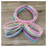 12pcs Plastic Girls Headbands with Bunny Ears, Bows, and Party Hair Accessory (SP-Rabbit Ear) - Retail: $10