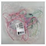 12pcs Plastic Girls Headbands with Bunny Ears, Bows, and Party Hair Accessory (SP-Rabbit Ear) - Retail: $10