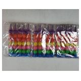 20 Pcs Stacking Crayons, Rainbow Stackables Crayon, Cute Mini Stacked Crayons for Drawing, 7 Colors in One, Coloring Art Drawing Craft Office Home Supplies - Retail: $10