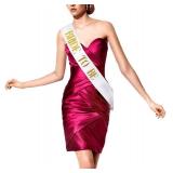 Bachelorette Sashes for Bridal Party (12 pack) - 11 Black Team Bride Sashes with 1 White Bride to Be Sash - Retail: $10