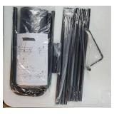 StorageWorks Slim Laundry Hamper with Flip Lid, Narrow Laundry Basket with Hooks, Breathable Mesh Clothes Organizer for Closet, Laundry Room, Bathroom, Black - Retail: $26