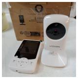 Baby Monitor with Camera and Audio, Video Baby Monitor No WiFi Night Vision 2.4 LCD Screen Portable Baby Camera Monitor Alarm Lullaby Temperature Sensor and 1000ft, Ideal for Baby/Elderly/Pet - Retail