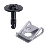 10 Sets Under Tray Engine Cover U Nut & Screw Fasteners Compatible with Audi 8K0-805-121 8K0-805-922A - Retail: $8