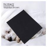 USB Electric Heating Pad for Clothes & Seat - Reusable Cloth Heater with Pet Warmer Function for Comfortable Warming - Retail: $14