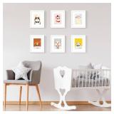 8x10 Picture Frame, Display Pictures 5x7 with Mat or 8x10 Without Mat, Wall Hanging Photo Frame, White, 1 Pack - Retail: $7