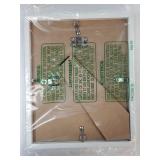 8x10 Picture Frame, Display Pictures 5x7 with Mat or 8x10 Without Mat, Wall Hanging Photo Frame, White, 1 Pack - Retail: $7