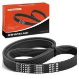 A-Premium Engine Serpentine Drive Belt Compatible with Ford, Honda, Lincoln, Mazda & Mercury Cars - Explorer, Escape, Fusion, Edge, Taurus, Flex, MKZ, MKX, MKS, MKT, 6, CX-9, Mariner, Milan, & More - 