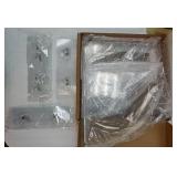 Acrylic Corner Shower Shelves, Adhesive Shower Caddy Organizer for Bathroom Storage Home Decor, Clear, RustProof, No Drilling Bathroom Wall Shelf,2-Pack - Retail: $26