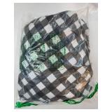 6ft Polyester Picnic Table Cover with Bench Covers Windproof & Waterproof Tablecloth, Perfect for Camping Gifts & RV Essentials, Cool Camping Gadgets with Carrying Bag, 72x30 Inches,4Pcs,Black