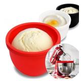 Silicone Bowl Liners for 5 Qt KitchenAid Mixers, 3 Liners with Lids - Retail: $70