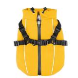 Dog Winter Coat Reflective Water-Resistant Jacket, Fleece Lined Windproof Puppy Coat with Back Zipper & D-Ring, Cold Weather Dog Coats for Small Medium Dogs (XL, Orange) - Retail: $16