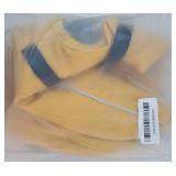 Dog Winter Coat Reflective Water-Resistant Jacket, Fleece Lined Windproof Puppy Coat with Back Zipper & D-Ring, Cold Weather Dog Coats for Small Medium Dogs (XL, Orange) - Retail: $16