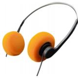 Retro Over-Ear Headphone, Vintage Feelings Underwire Headphones, Retro Lightweight Earphones, Hi-Fi Stereo Earphone Headset, Headphone for Most Mobile Phones Playback Devices Headphones (Orange) - Ret