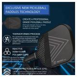 16mm Pickleball Paddles Professional, 2025 USAPA Approved, Carbon Fiber Surface (CFS), Polypropylene Lightweight Honeycomb Core, with Cover Case.  HAS SOME SCUFFS ON BOTH SIDES. - Retail: $100