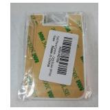 Phone Card Holder 6PCS Mobile Phone Silicone Card Holder Access Card Sticker (White)