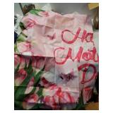 Mothers Day Decorations Banner 72 x 48" Backdrop Happy Mother