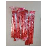 Gift Pull Bows, 100 Pcs Baskets Present Wrapping Bows Heart Pattern Christmas Bow Gift Bows Bulk for Birthday Party, Red