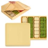 Silicone Baby Food Storage Container with Lid - 26.4oz Freezer Safe Stackable Meal Prep Containers for Baby Puree, Homemade Food & Snacks - BPA Free, Microwave & Dishwasher Safe - Retail: $30