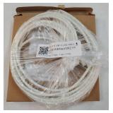 Insulation Braid Sleeve, 16.4Ft-2.5mm Silicone Fiberglass Sleeve Beige - Retail: $7