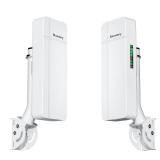 1000Mbps Point to Point Outdoor Starlink WiFi Extender Long Range for Starlink Router, 5.8GHz 3KM Starlink Extender Signal Booster, Wireless Bridge with 18dBi High Gain Antenna, 2 Pack - Retail: $220