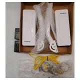 1000Mbps Point to Point Outdoor Starlink WiFi Extender Long Range for Starlink Router, 5.8GHz 3KM Starlink Extender Signal Booster, Wireless Bridge with 18dBi High Gain Antenna, 2 Pack - Retail: $220