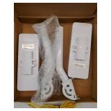 1000Mbps Point to Point Outdoor Starlink WiFi Extender Long Range for Starlink Router, 5.8GHz 3KM Starlink Extender Signal Booster, Wireless Bridge with 18dBi High Gain Antenna, 2 Pack - Retail: $220