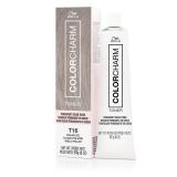 COLORCHARM Permanent Cream Toner | Neutralize Brass | Free of Animal-Derived Ingredients, Parabens & Gluten Free | T16 Polar Ice | 2 oz