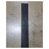 Ruedamann 0.6\" Rise Threshold Ramp for Doorways, Sturdy Rubber Threshold Ramp, Non-Slip Power Door Ramps, Adjustable and Cuttable - Retail: $28