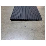 Ruedamann 0.6\" Rise Threshold Ramp for Doorways, Sturdy Rubber Threshold Ramp, Non-Slip Power Door Ramps, Adjustable and Cuttable - Retail: $28