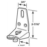 Prime-Line N 6836 Heavy Duty Bi-Fold Door Bracket (Single Pack) - Retail: $6