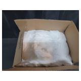 1200 Sqft  After Streched with Holes Uncut Giant Spider Web with 10 Ground Nails Stretchy Beef Cloth Netting Cut-Your-Own - Retail: $33