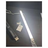 24 Inch Under Cabinet Lights with Hand Wave, Under Counter Lighting 5000K Cold White,Dimmable,Plug and Play,LED Lights for Kitchen Cabinet, Cupboard, Closet, Desk - Retail: $37