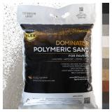 DOMINATOR Polymeric Sand for Pavers, Titanium Gray, 40 lbs - Revolutionary Ceramic Flex Technology for Stabilizing Paver Joint Widths 1/8 to 1/4 - Professional Grade Paver Sand - Retail: $89