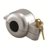 Prime-Line S 4180 Door Knob Lock-Out Device Prevents Turning of Door Knob and Access to Keyhole, Can be Used for Home Rentals, Evictions, Job Sites & More Keyed Alike, Diecast, Gray (Single Pack) 