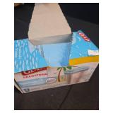 Glad Small Trash Bags 4 Gallon, Febreze Beachside Breeze Garbage Bags, Odor Resistant with Drawstring, 80 Count - Retail: $11