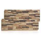 2 Pack Faux Stone Panels Interior 45.6