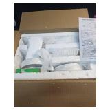 Dimmable LED Flush Mount Ceiling Light Fixture with 3000K-6000K Light Color Adjustable,32W 26Inch Chandelier Modern Wooden Ceiling Lamp,4-Lights, White Pendant Light - Retail: $79