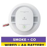 Hardwired Smoke and Carbon Monoxide Detector, Interconnectable and LED Warning Lights 21031529 - Retail: $83