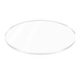 1 Pieces 1/4" Round Plexiglass Sheet, 18 Inch Diameter Clear Acrylic Circle, Round Cake Disk Acrylic Sheet, Plexiglass Table Top, Acrylic Backdrop - Retail: $38